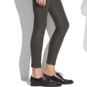 MADEWELL genuine LEATHER leggings size 28 NWT